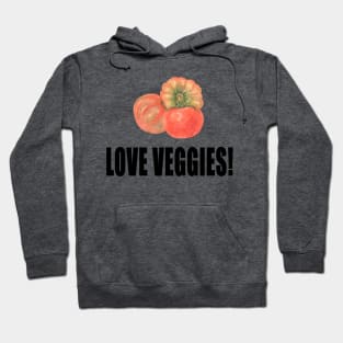 Love Veggies! Tomato Vegan Edition Hoodie